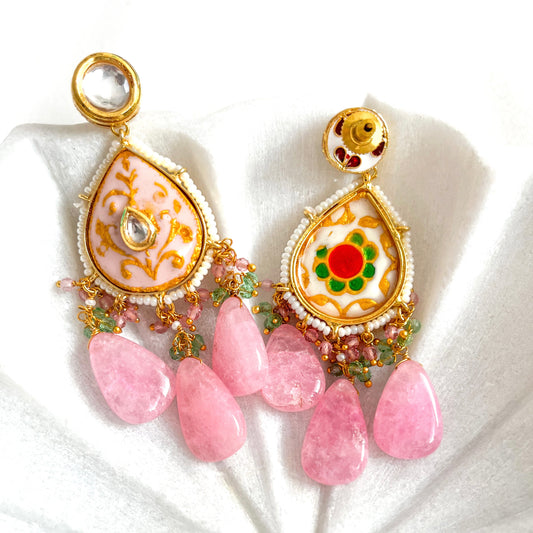“English Rose” Earrings