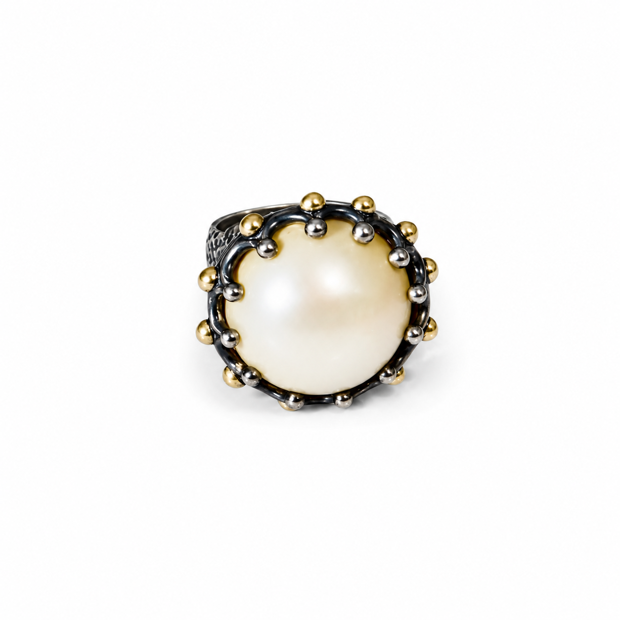 "Mary" Pearl Ring
