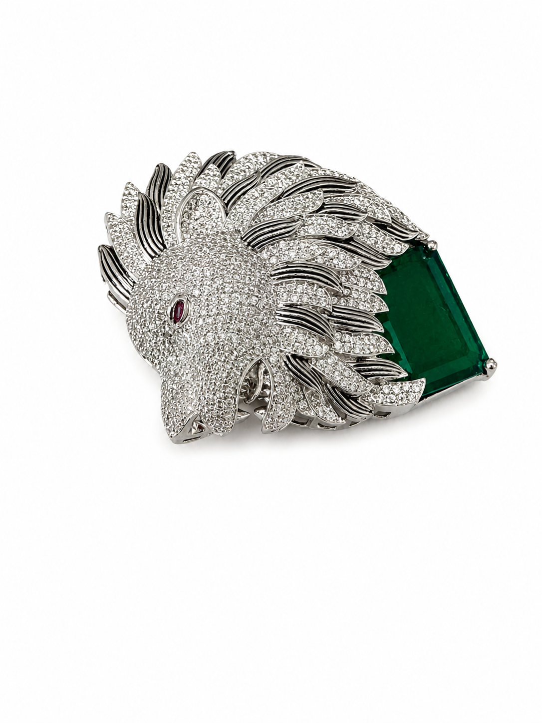 “Imperial Pride Lion” Brooch