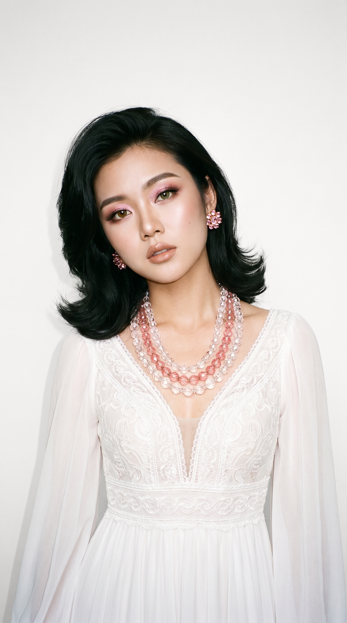 "Jen" Crystal Beads Necklace