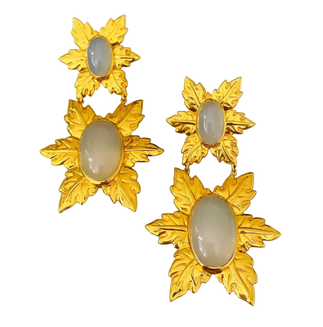 "Charlotte" Flower Earrings