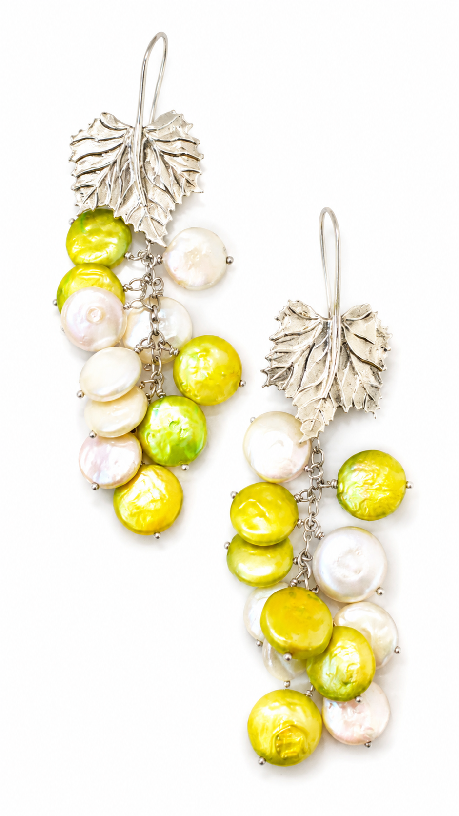 Pearly "Grapes" Earrings