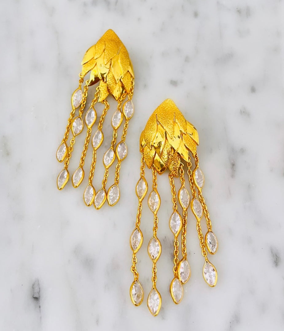"Kiara" Rain Drops Earrings