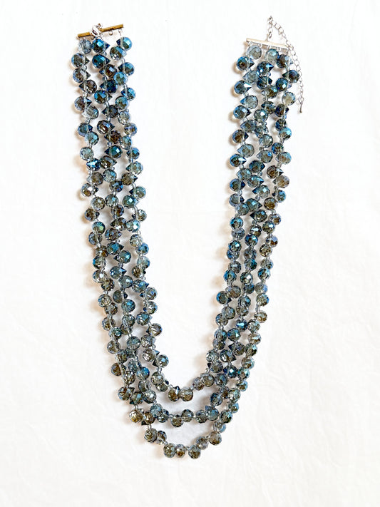 "Bridget" Crystal Beads Necklace