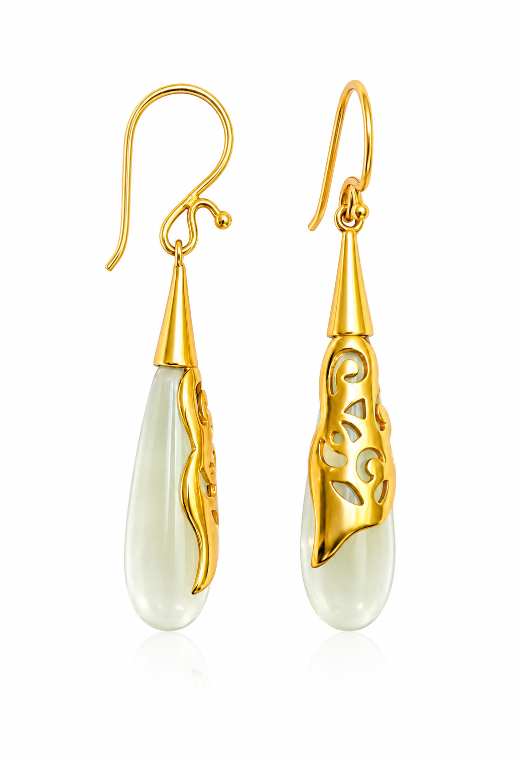 Olivia Earrings - Lemon Quartz