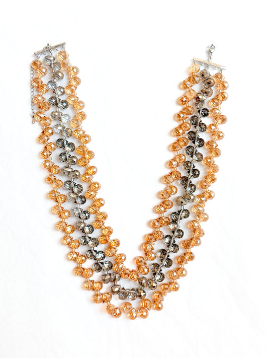 "Paula" Crystal Beads Necklace