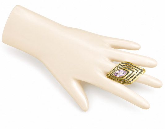 Amethyst Kite Ring
