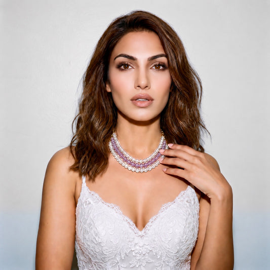 "Molly" Crystal Beads Necklace
