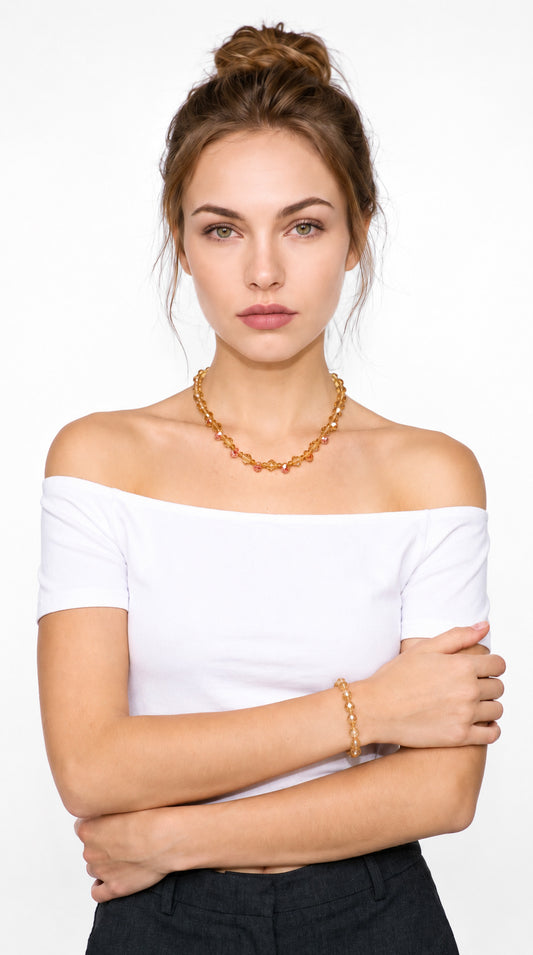 "Tessa" Crystal Beads Bracelet