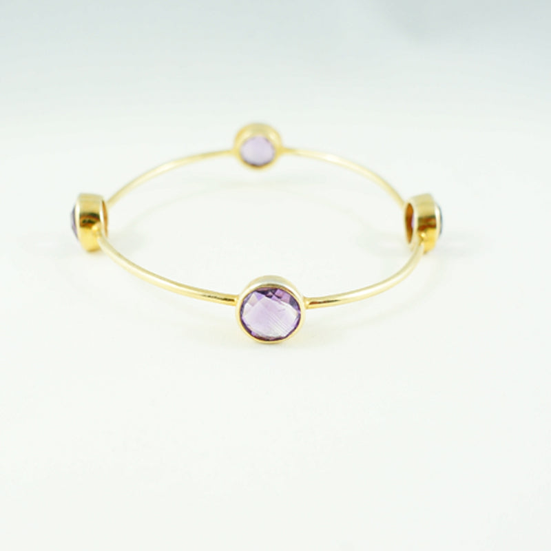 Amethyst Gem Bangle