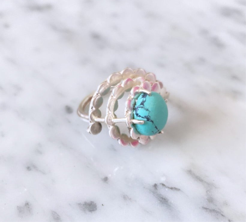 "Jasmine" Ring - Turquoise