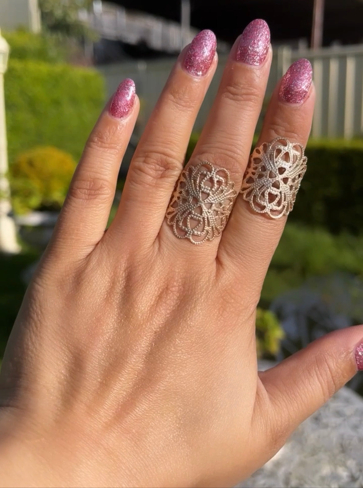 Selena Filgree Stack Ring