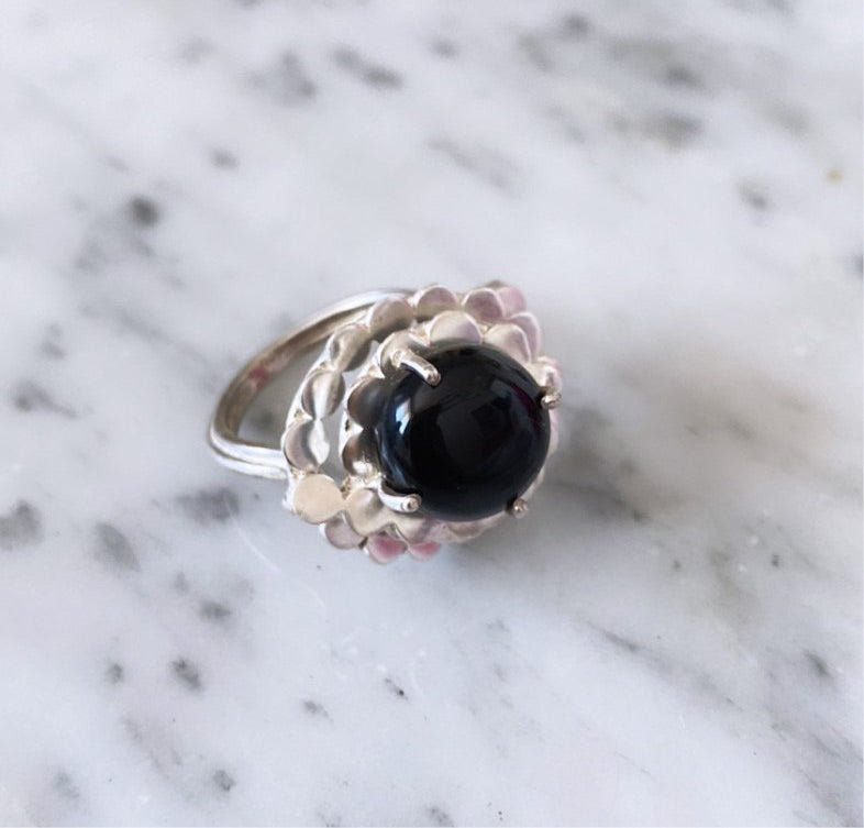"Jasmine" Ring - Black Onyx