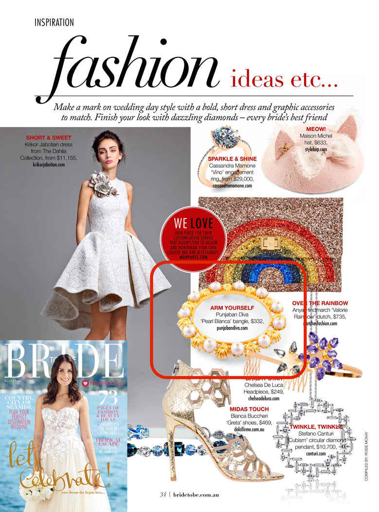 BRIDE TO BE MAGAZINE – FEBRUARY 2016