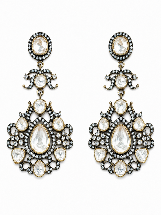 “Theresa” Zircon Earrings