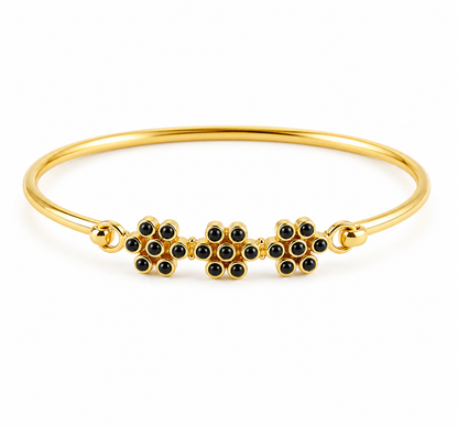 "Chantel" Blank Onyx Bangle