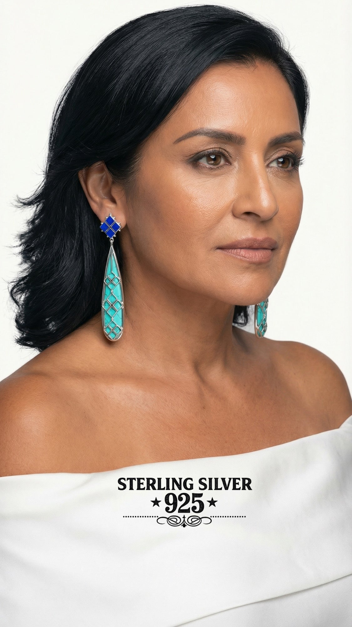 Athena - Turquoise Earrings