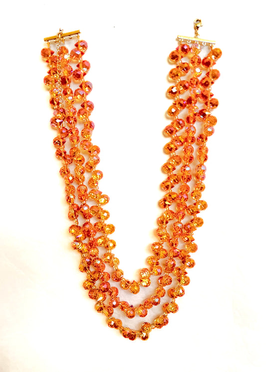 "Shiella" Crystal Beads Necklace