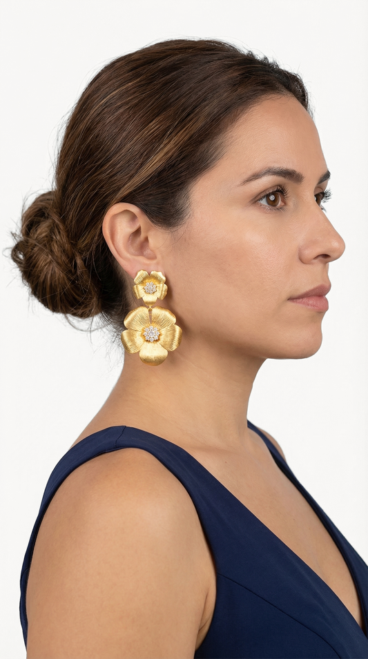 "Erika" Flower Earrings
