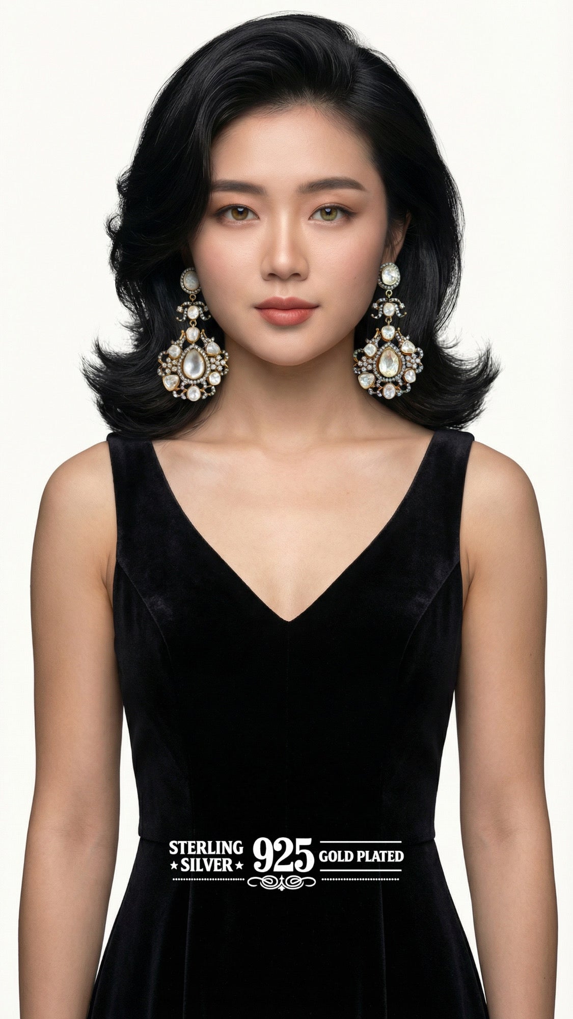 “Theresa” Zircon Earrings