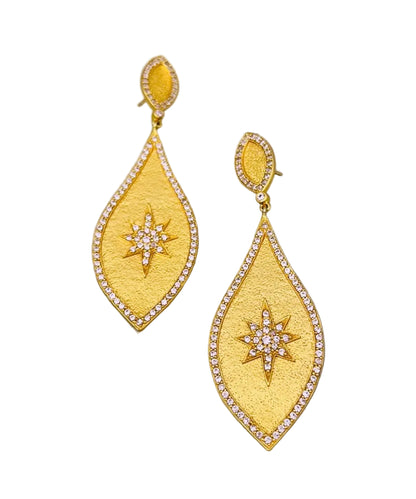 "Stephanie" Star (Pink) Earrings