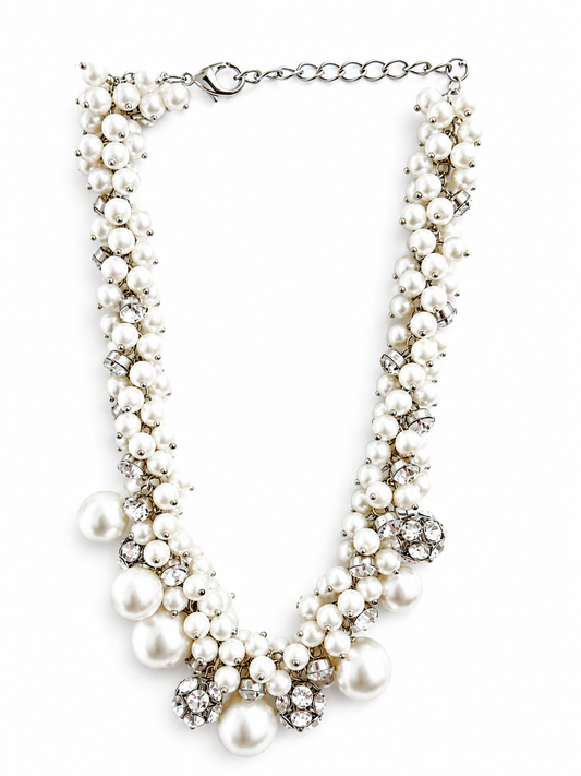 “Krystal” Pearl Necklace