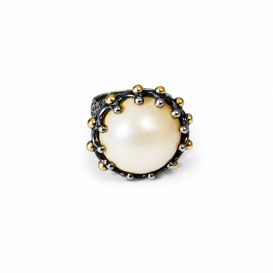 "Mary" Pearl Ring