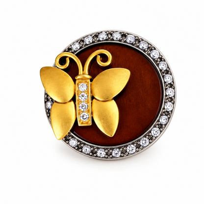 Zircon “Butterfly” Ring