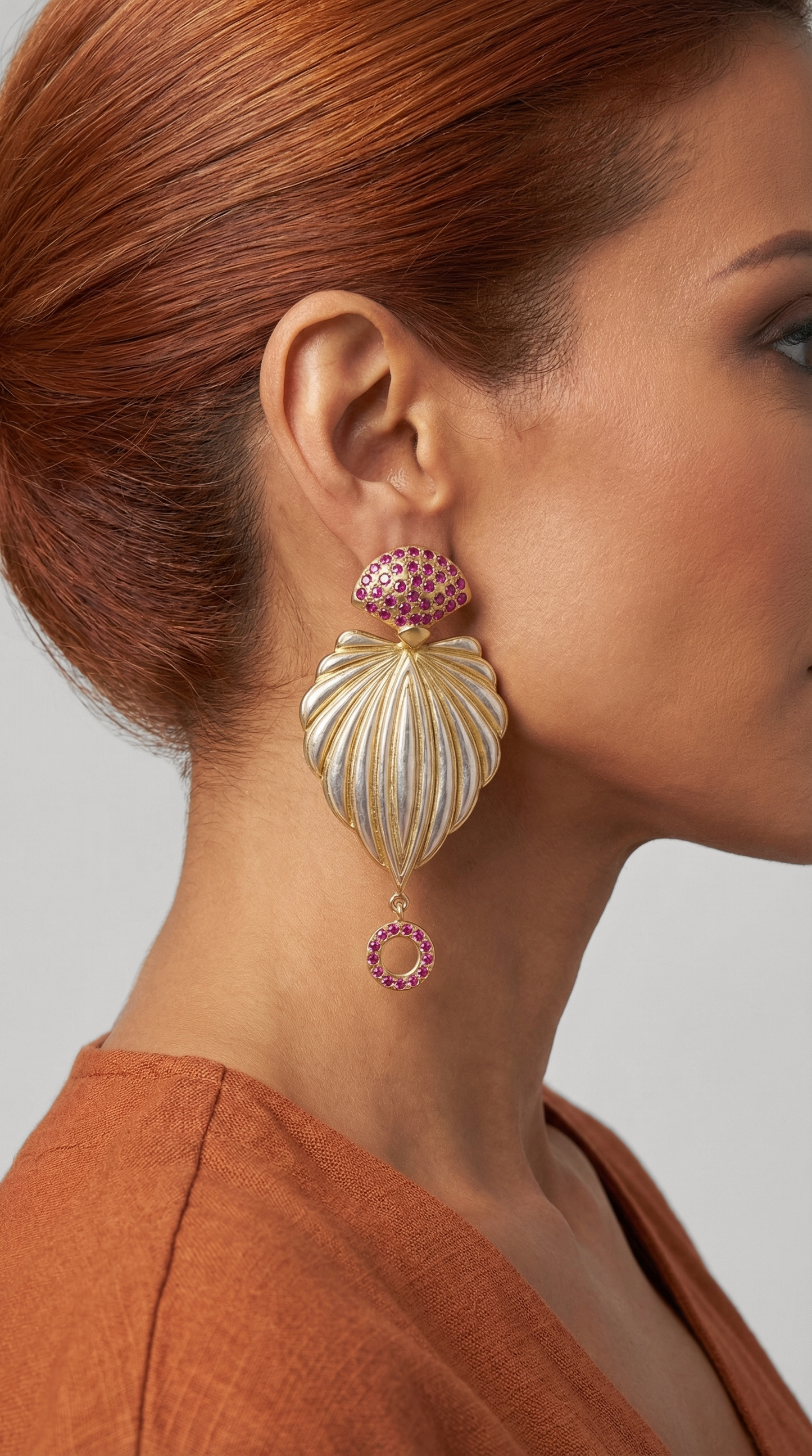 "Snezana" Shell Earrings
