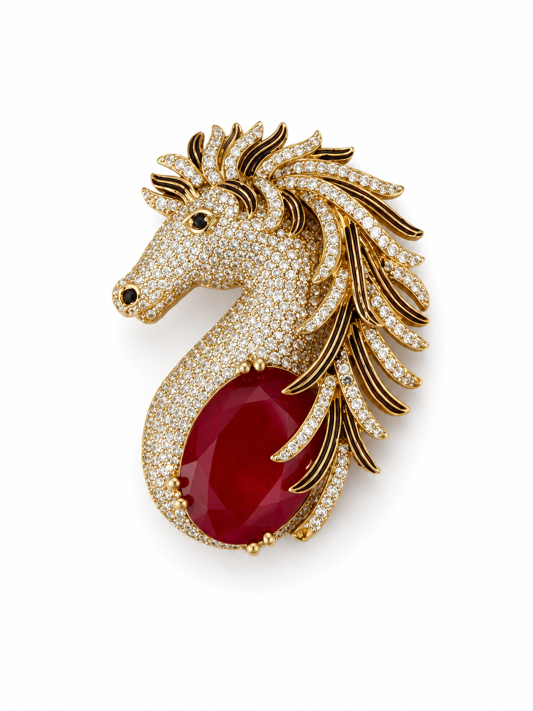"Majestic Stallion" Brooch