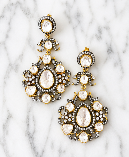 “Theresa” Zircon Earrings