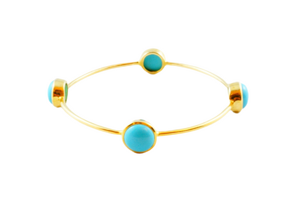 Turquoise Gem Bangle
