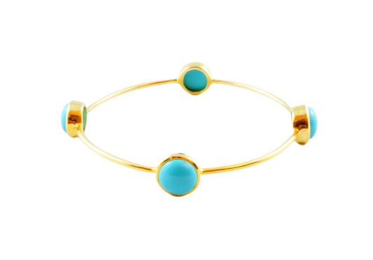 Turquoise Gem Bangle