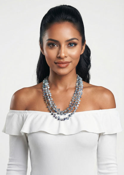 "Shania" Crystal Beads Necklace