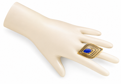 Lapiz Lazuli Kite Ring