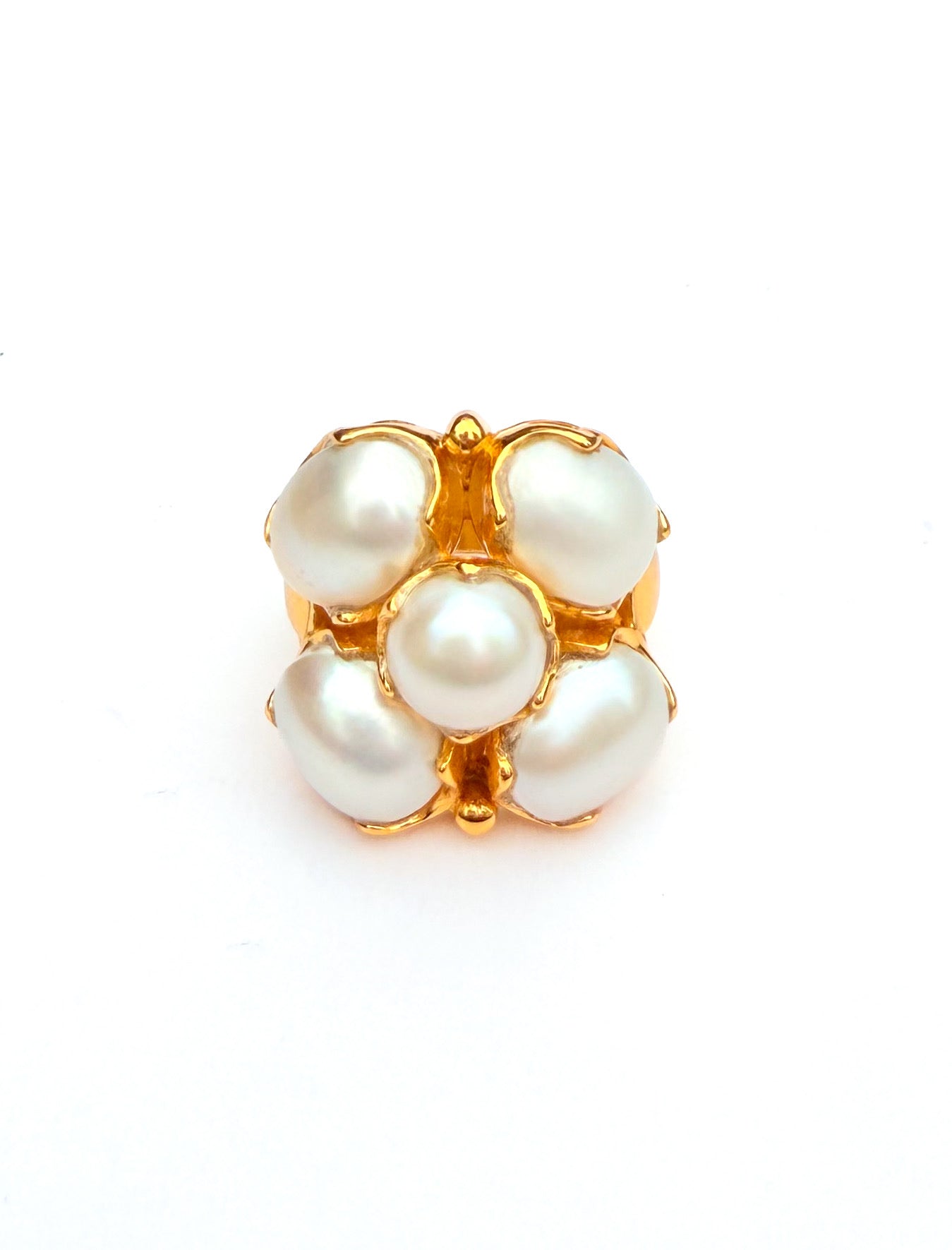 Meenal Ring - Pearl