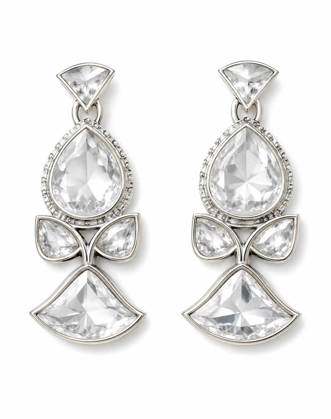 "Rebecca” Silver earrings