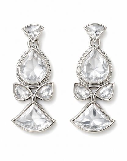 "Rebecca” Silver earrings
