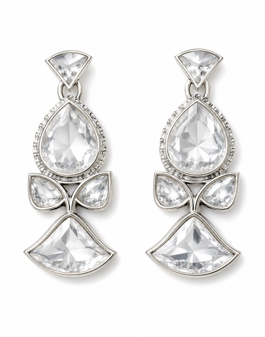 "Rebecca” Silver earrings
