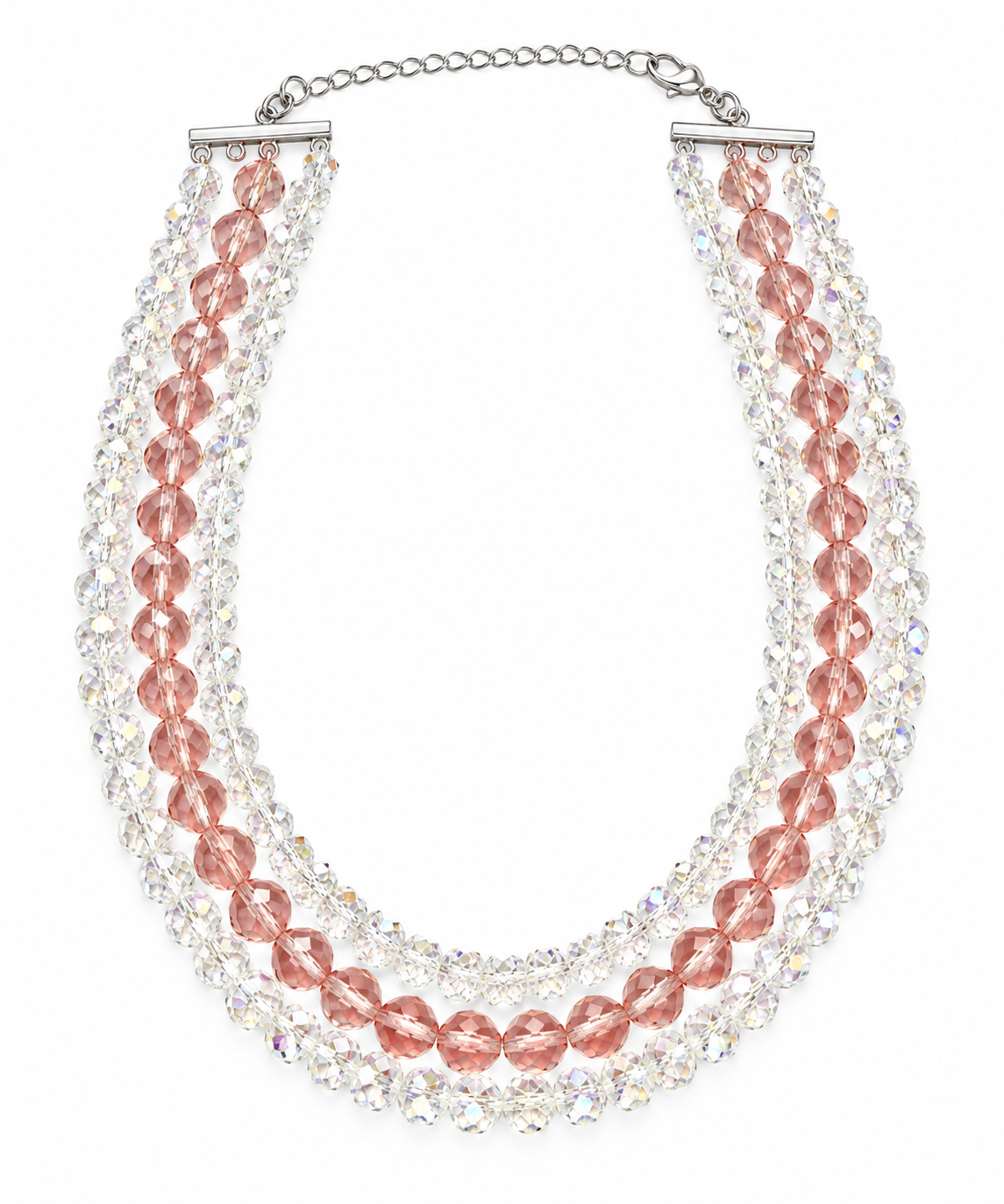 "Jen" Crystal Beads Necklace