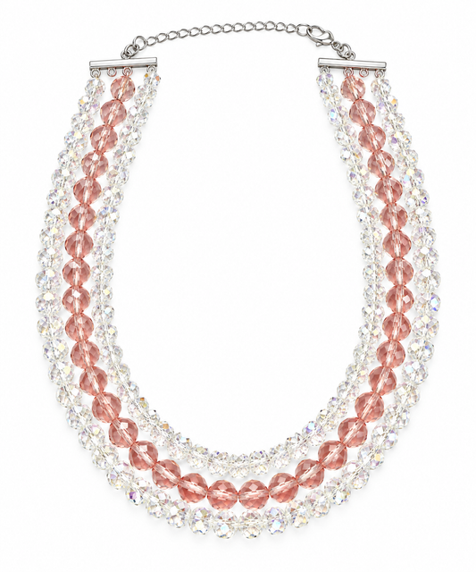"Jen" Crystal Beads Necklace