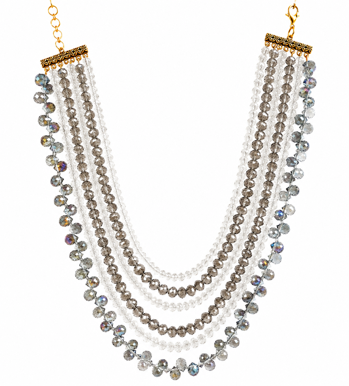 "Lissie" Crystal Beads Necklace