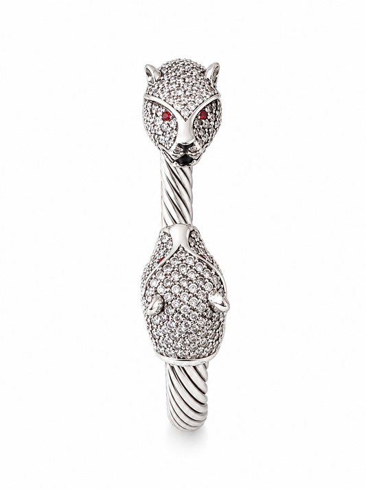 “Cheetah” Cuff - Silver