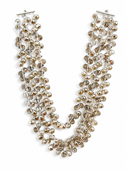 "Kristin" Crystal Beads Necklace
