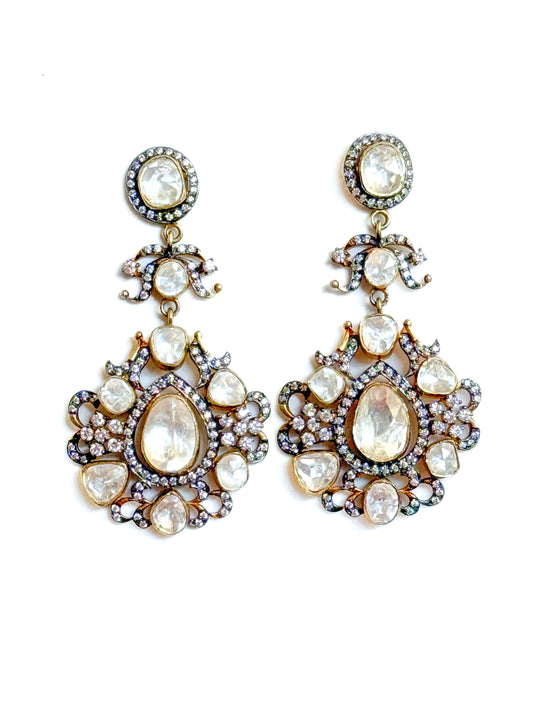 “Theresa” Zircon Earrings