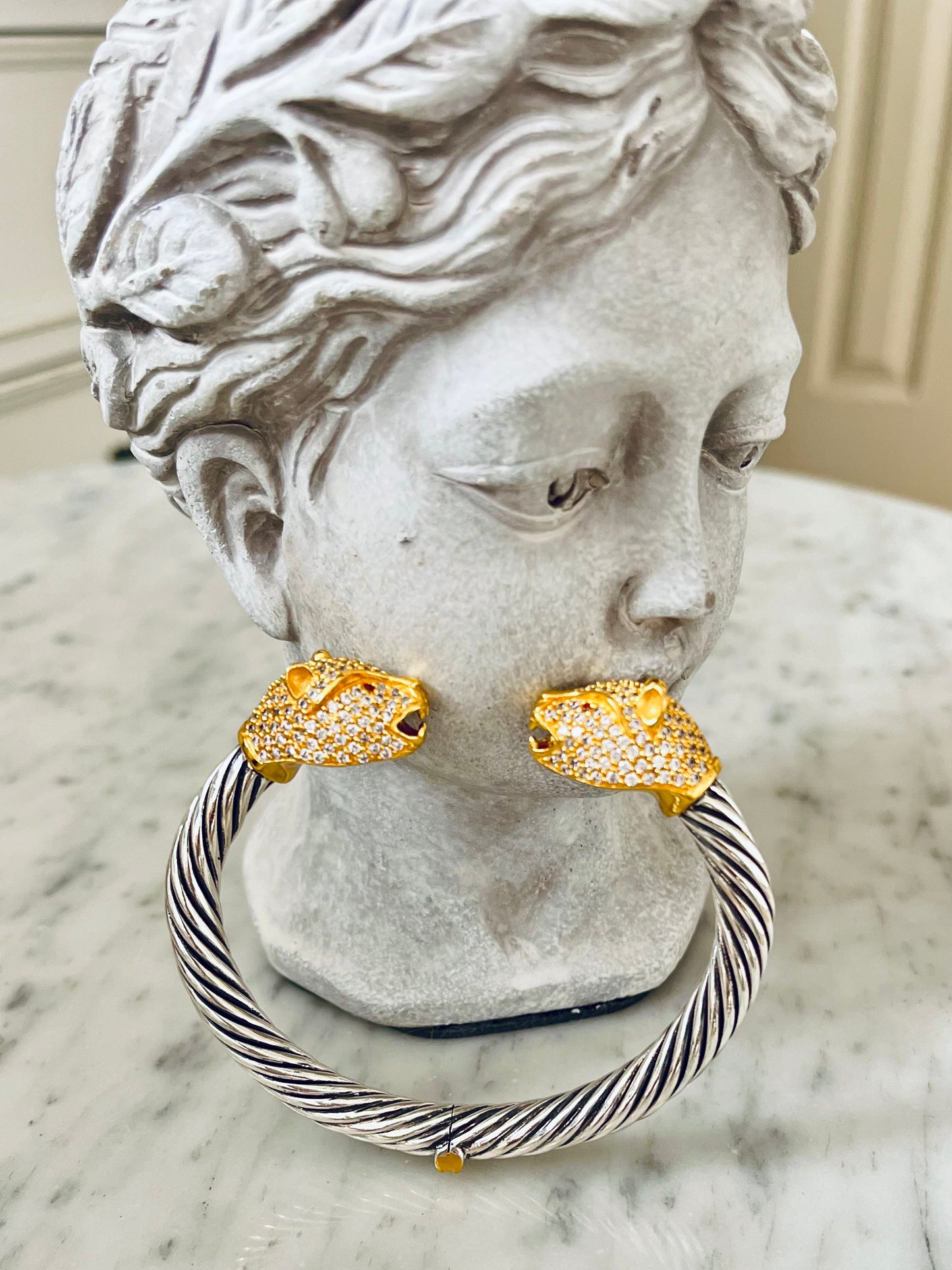 “Cheetah” Cuff - Two Tone