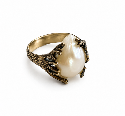 "Erika" Pearl Ring