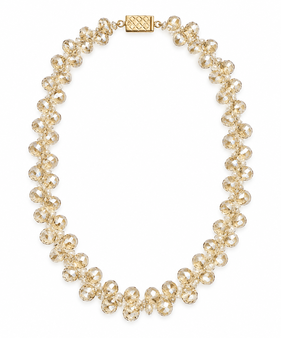 "Vivian" Crystal Beads Necklace (1 string)
