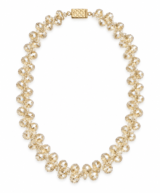 "Vivian" Crystal Beads Necklace (1 string)