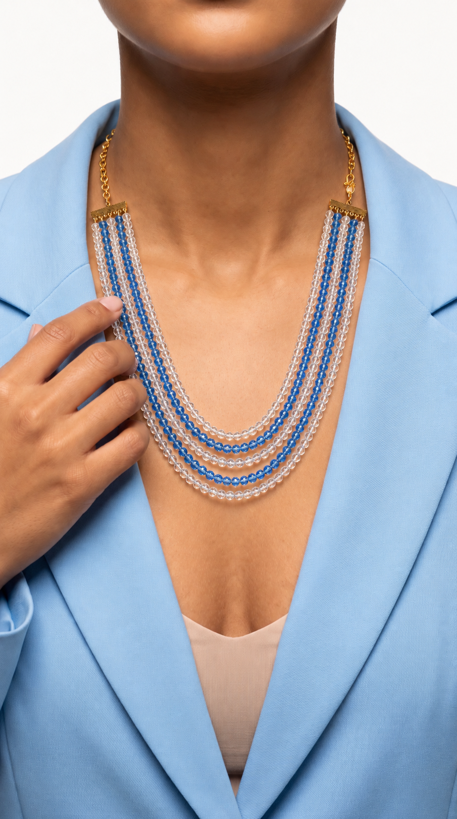 "Kate" Crystal Beads Necklace